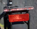 Beautifully integrated safety: the Herrmanns rear light on the pannier rack.