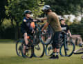 At the Family Bike Derby, youngsters learn riding techniques from real professionals and are soon faster than the adults.