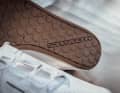 What has remained is the Stealth sole, which has never been stingy with grip and cushioning