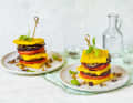 If you want to eat a vegan diet and be active, you should look into the nutritional content of plant-based foods, such as these polenta and vegetable burgers.