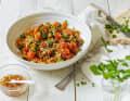 Fresh salads made from quinoa or couscous get bikers going in summer.