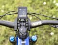 The FIT display is easy to read, but also somewhat exposed in front of the handlebars.