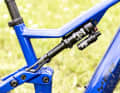 Fox Float X Performance: With reservoir, but without adjustable compression damping.