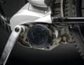 With "only" 300 watts, the Panasonic motor delivers half as much as a modern mid-motor, but was often not throttled at the beginning and ran at well over 25 km/h.