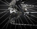 Nine gears and a narrow range: with the 2010 XT drivetrain, you'll be glad of a little help from the motor on the climbs.