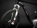 Thin fork: The Magura fork in the Series X offers 100 millimetres of travel.