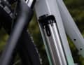 The battery is classically removable from the down tube. You can choose between a Powertube 600 or 800 from Bosch.