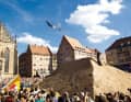 3 Urban-Slopestyle in Nürnberg. Es gab kaum eine Gravity-Disziplin, die Andreu nicht ausprobieren wollte.