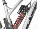 Better harder: Alutech supplied the bike with a 450 spring. This was far too soft for the testers (approx. 82 kilos operating weight).