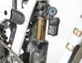 Air rear end: The Commencal had the only air shock in the test - but is also available with a steel spring rear end as an alternative. Seat stays with different stiffnesses can be fitted as an option.