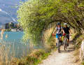 Valle dei Laghi: Die vielleicht schönste Einsteiger-Tour am Gardasee führt direkt am Toblino-See vorbei.