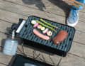 The grill grate offers plenty of space and the heat distribution is even