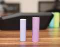 Cell technology is also changing: on the left is one of the old, smaller cells, on the right one of the new 21700 cells, which are becoming the standard.