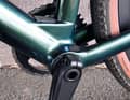 Charging here. As with almost all test bikes, the battery on the Desiknio cannot be removed for charging.