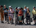 Beim BIKE Women Camp guiden nur Frauen. Unterstützen lassen wir uns nur von Prominenten Fahrerinnen. Unsere Stars dieses Jahr: Katrin Stöhr von Pivot und Celine Blochberger von Propain.