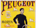 Ce que peu de gens savent : Peugeot a d'abord fabriqué des vélos, puis des voitures. Le premier vélo Peugeot a été fabriqué en 1882 à Beaulieu (France). Affiche Peugeot d'Albert Guillaume.