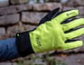 The C5 GTX winter gloves are not only waterproof but also really warm