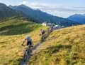 MTB marathons are held from the flatlands to the roof of the world. Here, the participants of the Grand Raid BCVS toil over 5025 metres in altitude through the Alpine panorama.