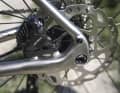 Even in the details, the titanium frame of the Radon Tigard looks superbly finished. The direct mail order company has done a great job with the finish.