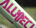 The logos are only glued on. Decals and paintwork can be customised at Alutech.