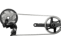 Le meilleur cheval de l'écurie Sram : les Red XPLR - des composants légers pour la course qui, avec la dernière génération Red, offrent même 13 vitesses entre-temps.
