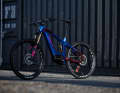 Der Carbonrahmen mit Alu-Hinterbau stammt vom Haibike AllMtn CF SE
