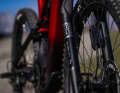The Haibike AllMtn CF 9.5 ABS is fitted with Shimano brakes, including Bosch E-Bike ABS Pro.