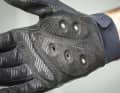 Roeckl combines recycled synthetic leather with ventilation openings and cushioning XRD foam