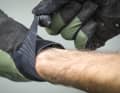 A wide-opening Velcro fastener helps you slip into the shoe