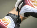 A Velcro fastener helps you get into the glove, and the grip of the Air Gloves is first class!