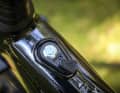 There is also a USB-C charging port on the top tube behind the on/off button.