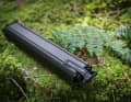 The 630 Wh battery of the BESV delivers a good range and is quite compact.