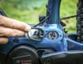 The charging port is easily accessible on the side under the seat tube.