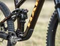 The Marzocchi shock has three-stage compression damping. Unfortunately, this has little effect.  Despite the closed compression stage, we would have liked more support.
