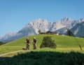 Just like here at St. Johann, the scenic walks along the Kitzbühel Alpine Trail are set against a stunning mountain panorama.