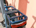 Practical carrier on the Giant: In frame colour, with transport rubber and MIK system adapter.