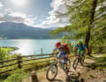 Die 3-Länder-Enduro-Trails wickeln sich rund um den ikonischen Reschensee. 6 Lifte helfen bei den Höhenmetern.