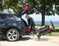 It is compatible with all Uebler bike carriers from the i, H and X series (from model year 2014) and therefore almost always offers free access to the boot.