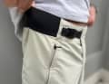 An elasticated waistband is designed to improve the fit. It works.