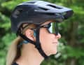 There were no problems when using the Shokz Openrun Pro with bike goggles.