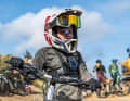 Matheo Apel records his jumps with his action cam like a pro. The six-year-old's freeride videos have even won prizes.