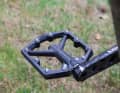 The large footprint of the Crankbrothers Stamp pedals also fits shoe size 48.