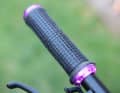 Even without a rotational inner life, the thick, soft and sticky grip rubber of the Rev Grips would provide the hands with a high level of cushioning.