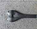 A small lever helps with this. Nice: the lever has the shape of a saddle.