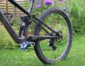 It's a match: The lightweight Continental Magnotal fits well on the rear of nimble trail bikes like this Last Asco.