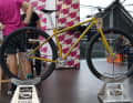 The Sour, featured at Pasta Party 32, combines a single-speed drivetrain with a locally manufactured steel frame and the new 32-inch wheel size.