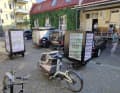 A promotional campaign for the Evoc airbag rucksack. BIKE was there. It all started at Evoc's Munich headquarters in the morning.