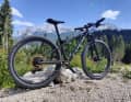 The TRP Evo 12 on a Trek Supercalibre was one of two groupsets in the long-term test.