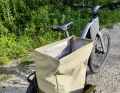 On the other hand, the interior of the bike bag offers plenty of space for luggage.
