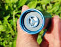 Or you can screw a full bottle onto it and press the water through.